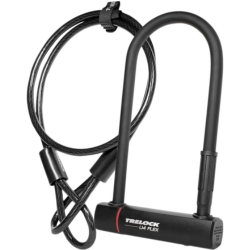 TRELOCK U4 Flex Bügelschloss mit Schlaufenkabel, Sicherheitsstufe 13, inklusive Halterung für 31,36€ (Vergleich: 47,00€)