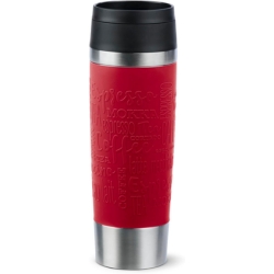 Emsa N20222 Travel Mug Classic Isolierbecher 0,5 Liter, neuer Komfort-Schraubverschluss, Dunkelrot für 16,89€ (Vergleich: 21,04€)