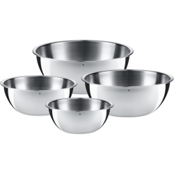 WMF Gourmet Schüsselset 4-teilig, Edelstahl Schüsseln, stapelbar, spülmaschinengeeignet für 27,13€ (Vergleich: 34,77€)