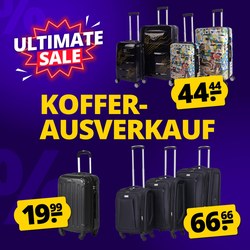 SportSpar Koffer-Ausverkauf: Reisekoffer & Trolleys ab 24,94€ inkl. Versand