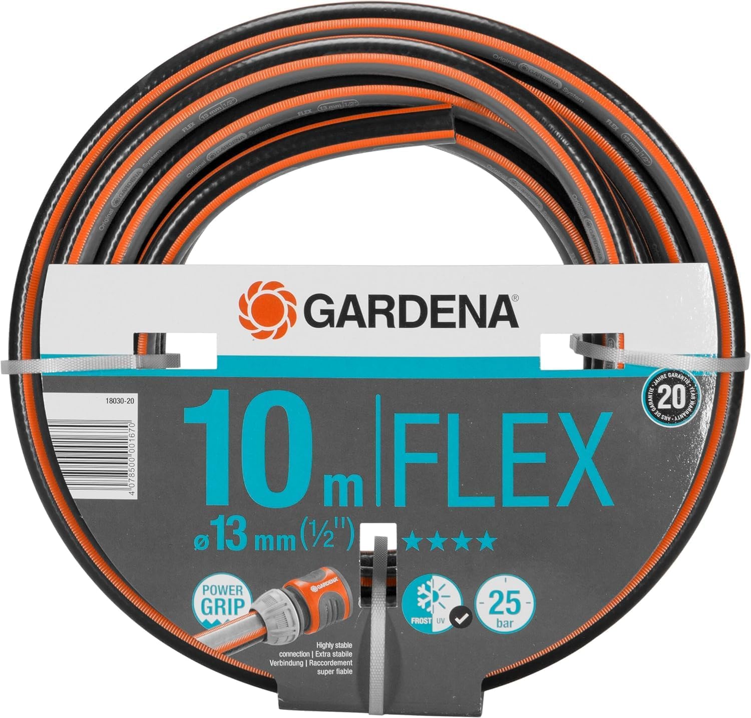 Gardena Comfort FLEX Schlauch 13 mm (1/2 Zoll) in 10 Meter Länge (18030-20) für 15€ (Vergleich: 20,94€)