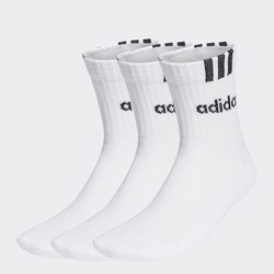 adidas 3-Streifen Linear Half-Crew Cushioned Socken (3 Paar) für 8,91€ statt 10€