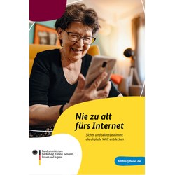 Kostenlose Broschüre „Nie zu alt fürs Internet!“ – Ratgeber für den sicheren Interneteinstieg