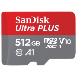 SANDISK Ultra PLUS microSDXC (512 GB, 160 MB/s) für 59,99€ (Vergleich: 69,99€)