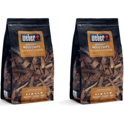 2x Weber Räucherchips Erle (700g Packung) – Whiskey, aus Whiskeyfässern hergestellt für 7,98€ (Vergleich: 12,93€)