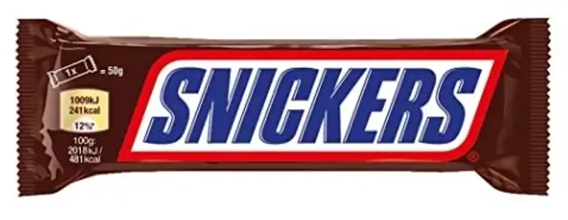 🍫 1,6kg Snickers Riegel (32 x 50g) für 18,35€ (statt 23€)