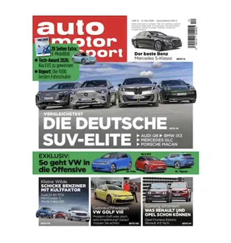 🚗 6 Ausgaben auto motor und sport GRATIS (zzgl. 8,95€ VSK) – Selbstkündigend