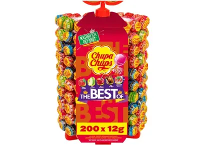 🍭 200er Chupa Chups Lutscherrad mit 5 Geschmacksrichtungen für 29,37€ (statt 41€)