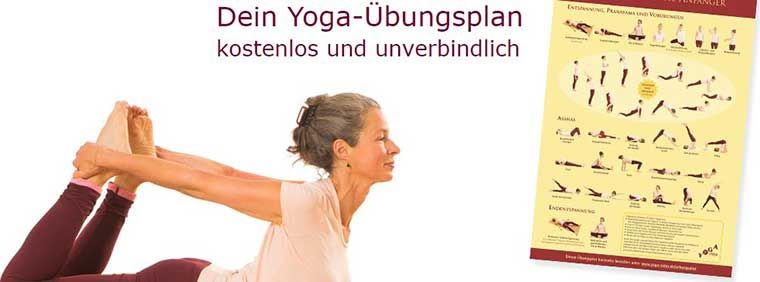 Wieder da! 🧘Yoga-Übungsplan (A3) gratis erhältlich