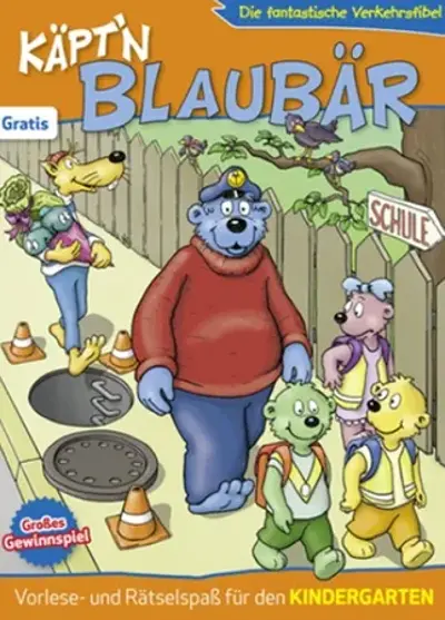 🚦 Kostenlos: Käpt’n Blaubär – Die fantastische Verkehrsfibel (Kindergarten)