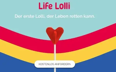 🍭 Zur Erinnerung! Stammzellenspender werden mit gratis Life Lolli