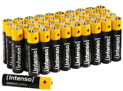 🔋🔋 40er Pack Intenso Energy Ultra AAA Micro Batterien für 8,88€ (statt 12€)