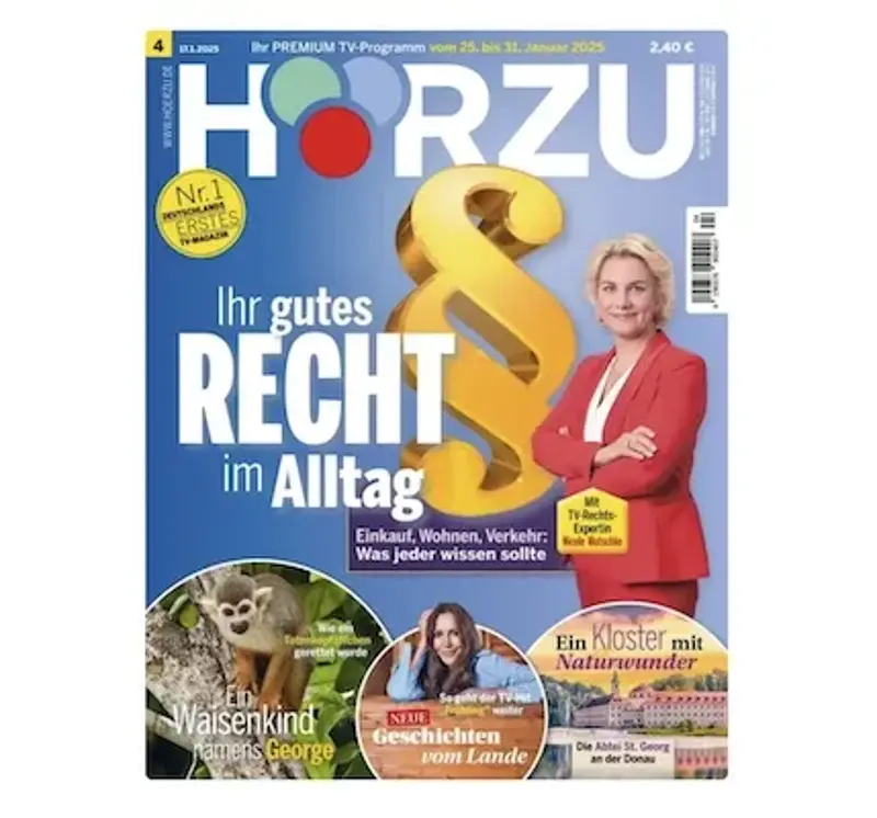 📰 52 Ausgaben der HÖRZU TV-Zeitschrift für 158,80€ + Prämie bis 130€ Gutschein