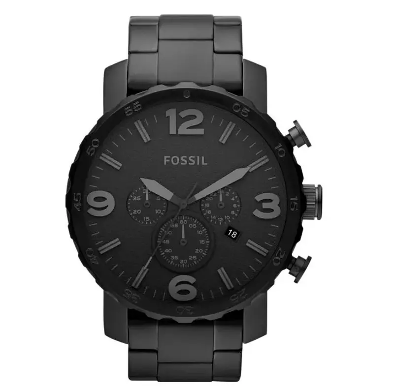 Fossil Nate JR1401 Herren Chronograph 50mm Mineralglas für 107,20€ (statt 135€)