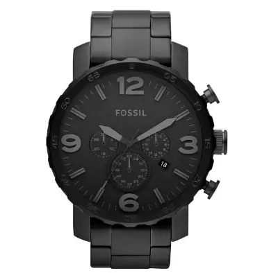 Fossil Nate JR1401 Herren Chronograph 50mm Mineralglas für 107,20€ (statt 135€)