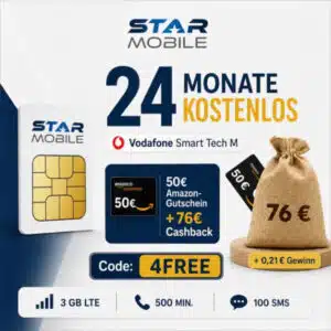 Quadratisches Bild von starmobile 24 Monate kostenlos